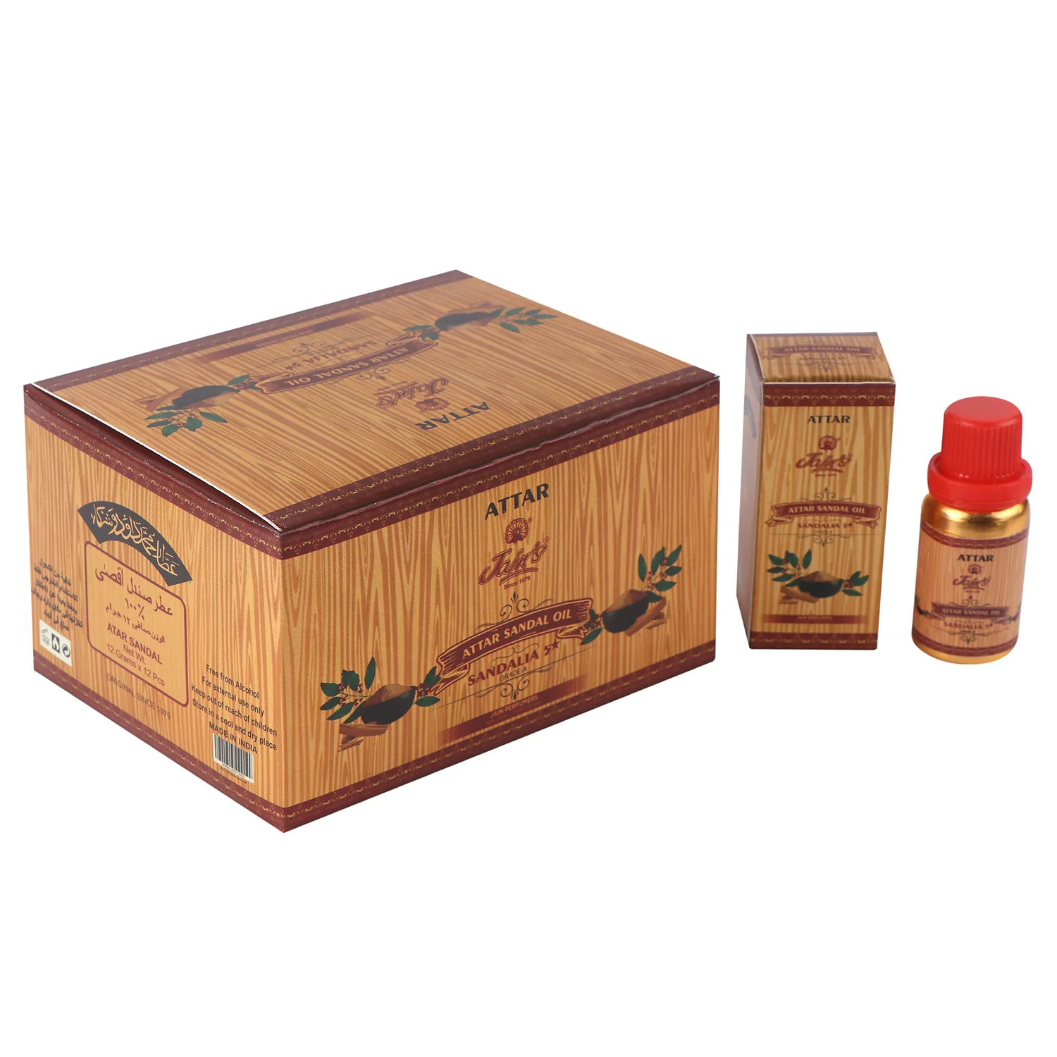 JAIN'S ATTAR SANDAL OIL ( SANDALIA 5 * ) - Image 3